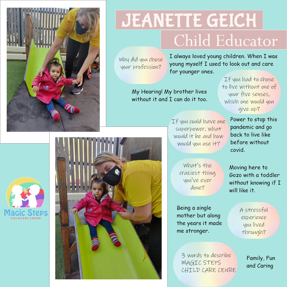 Meet Jeanette-Child Educator