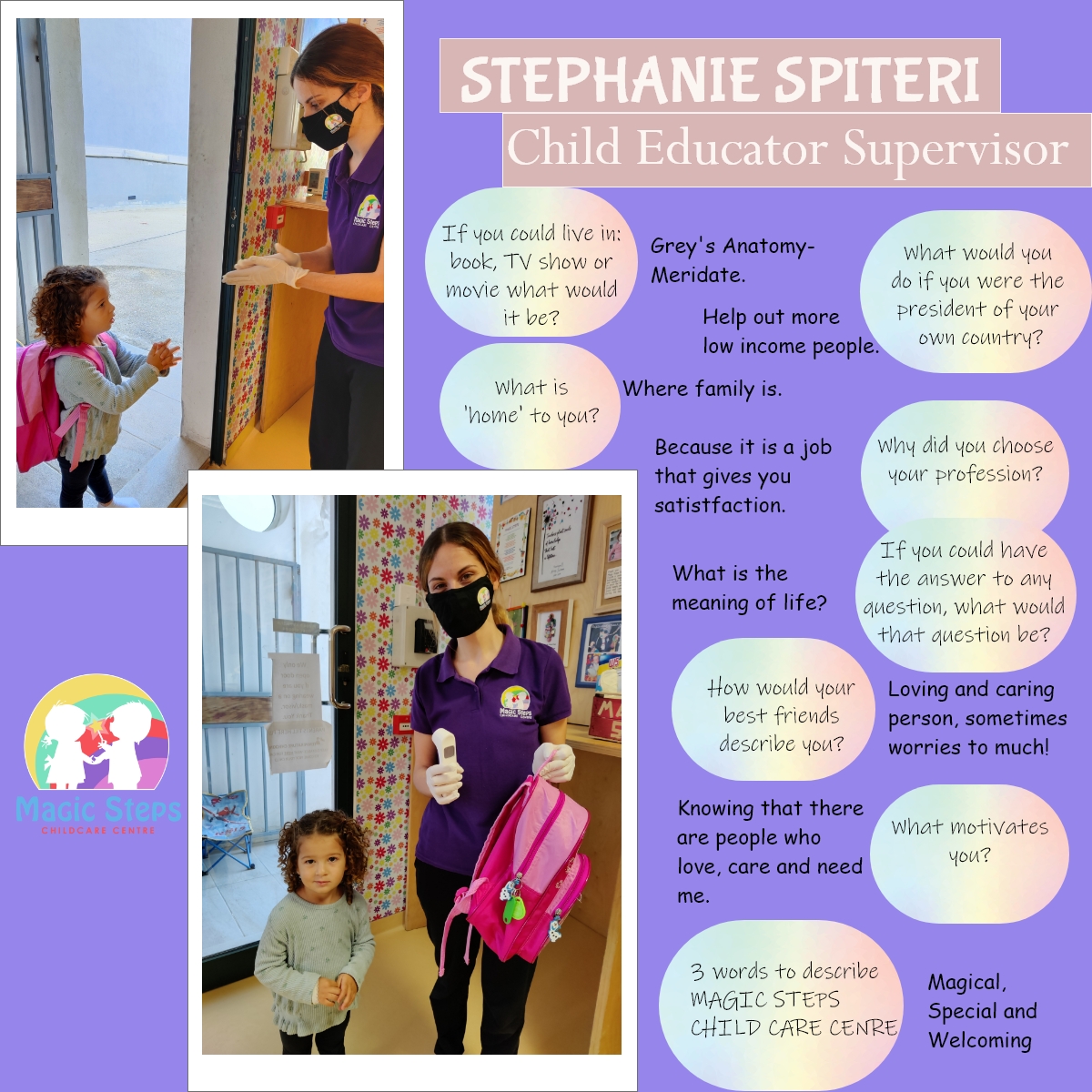 Meet Stephanie-Child Educator Supervisor