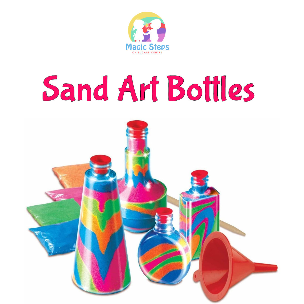 Sand Art Bottles-Friday 9th April