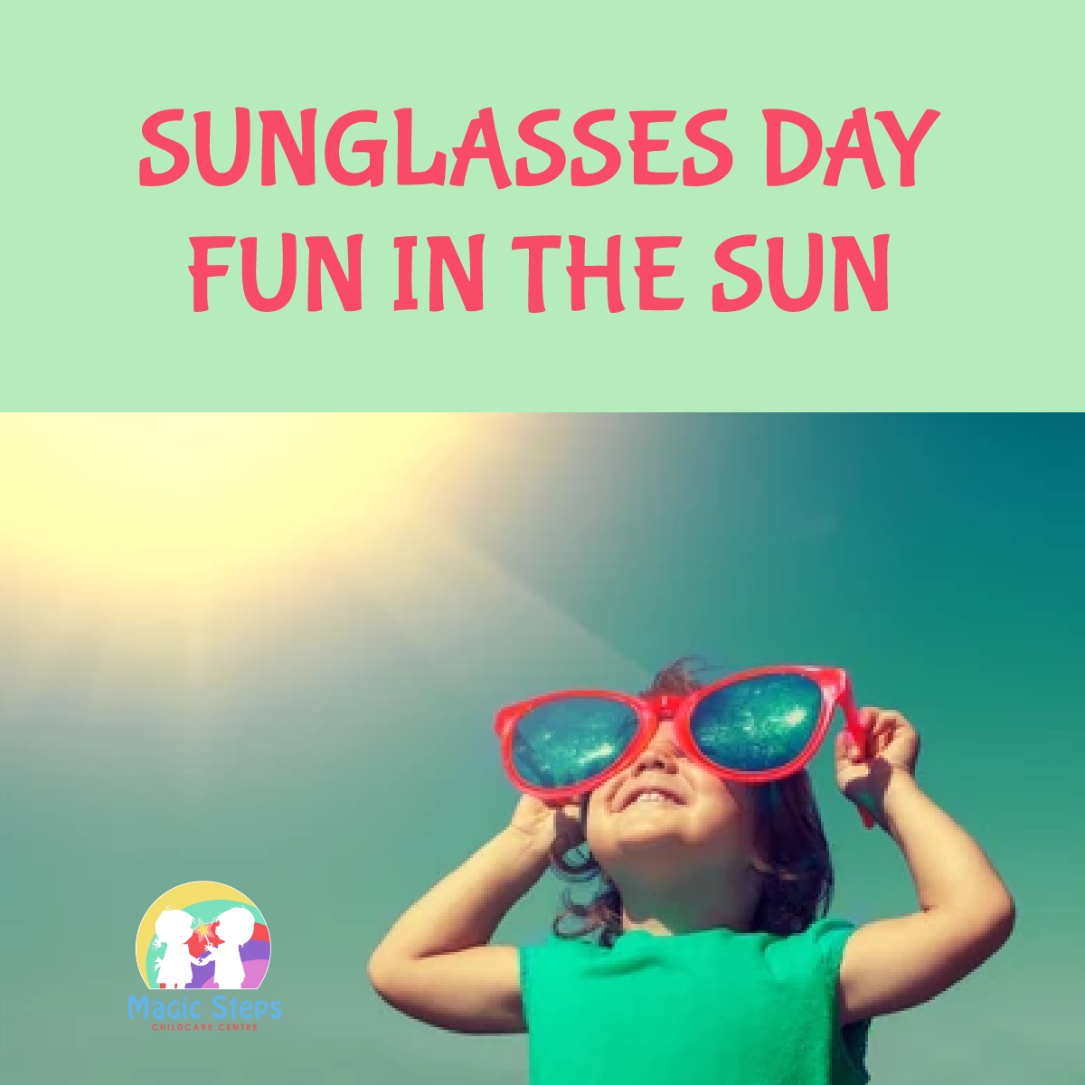 Sunglasses Day- Fun in the Sun- Thursday 8th July