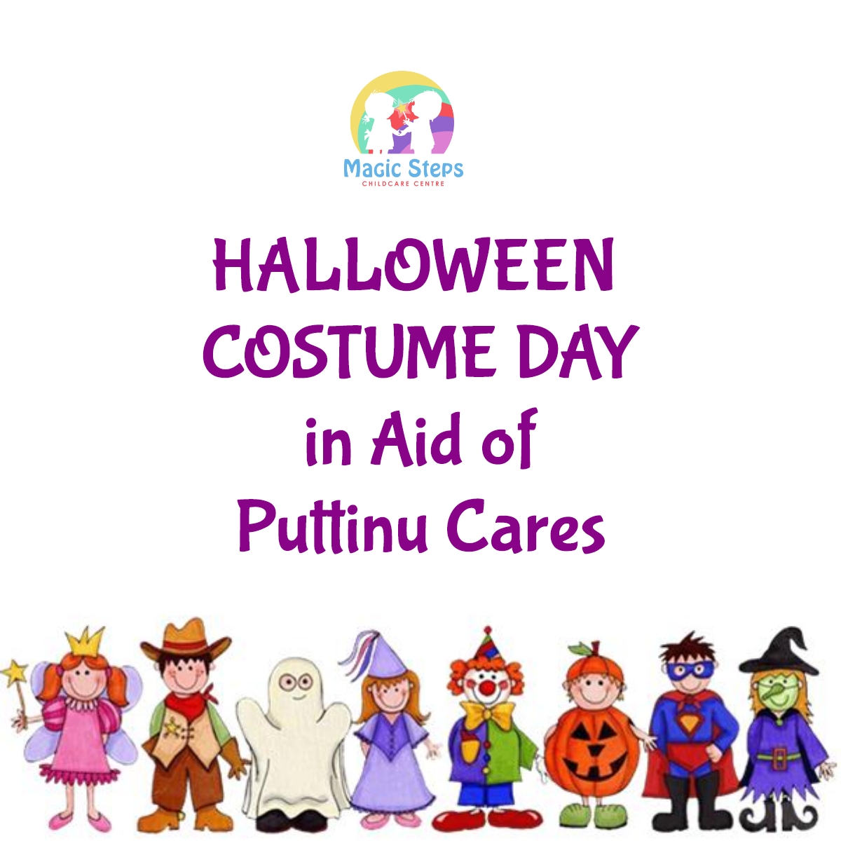 Halloween Costume Day in Aid of Puttinu Cares- Friday 29th October