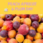 PAP: Peach, Apricot and Plum Day- Wednesday 9th August